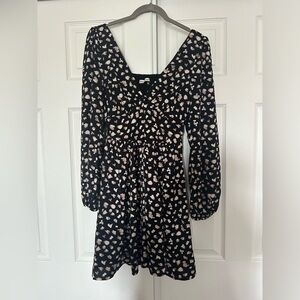 Abercrombie long sleeve corset dress